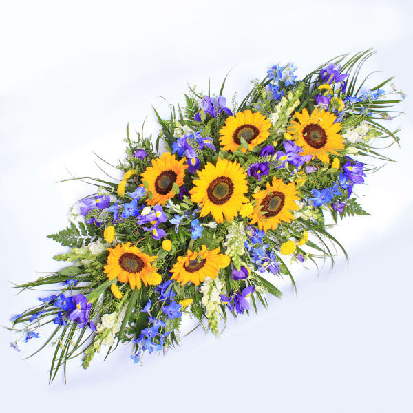 Extra Large Sunflower Coffin Spray FPC