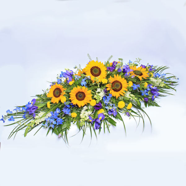 Extra Large Sunflower Coffin Spray FPC