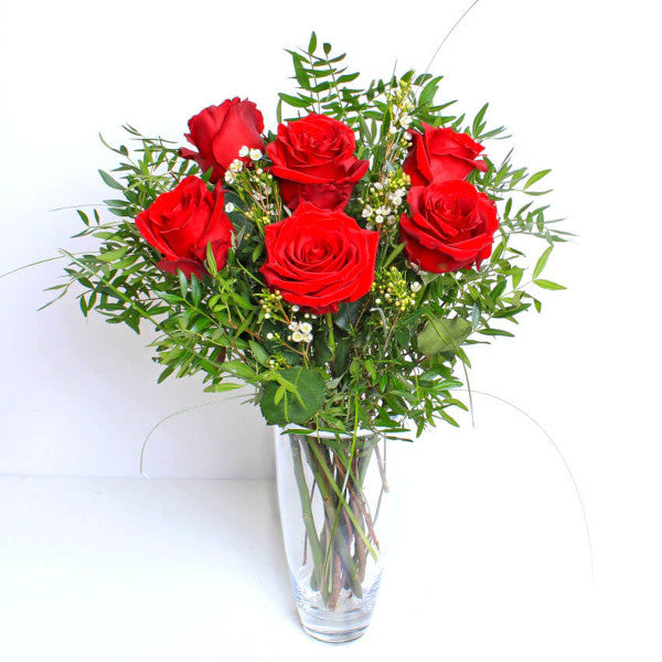 Luxury 6 Red Roses