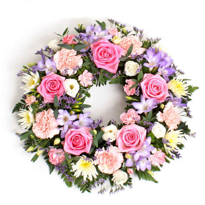 Standard Pink and Lilac Wreath FPA