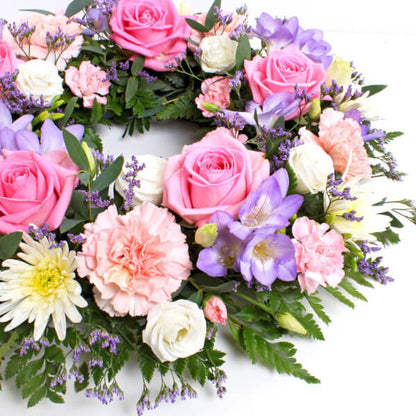 Standard Pink and Lilac Wreath FPA