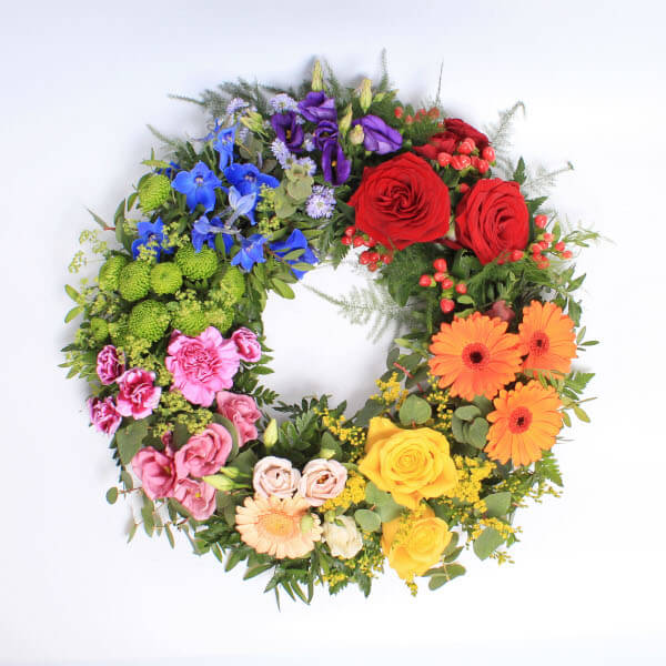 Standard Rainbow Wreath FPA