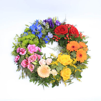 Extra Large Rainbow Wreath FPC