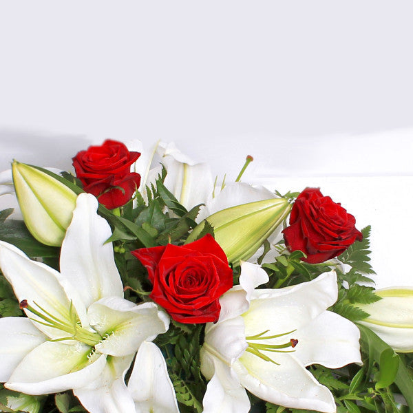 Standard Red Rose and Lily Spray FPA