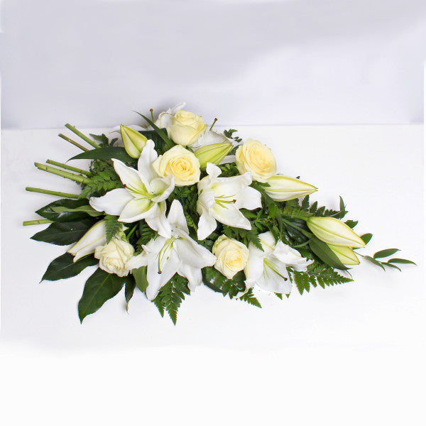 Standard White Rose and Lily Spray FPA